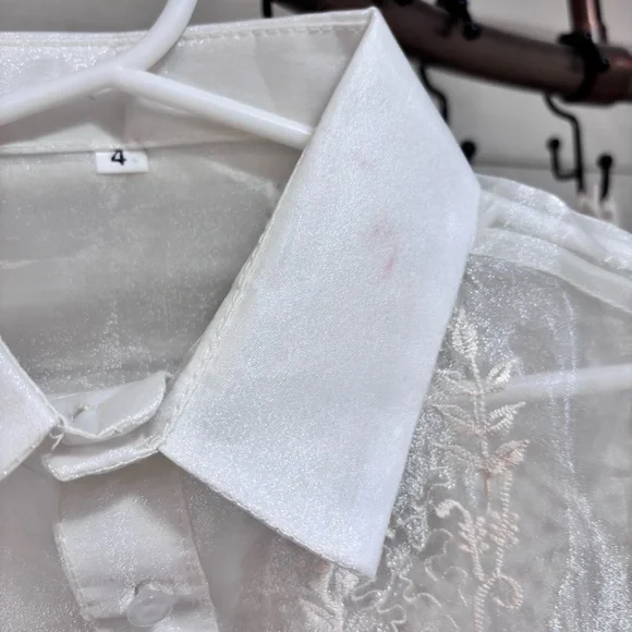 Toddler Boy's Filipino Philippines Barong Shirt 4T - Picture 4 of 4